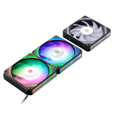 CF-121D 120Mm PC Case Fan, Daisy-Chain Connection, 5V 3Pin ARGB Lighting, 4 Pin