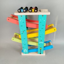 Kugelbahn Autorennbahn Holz Rennbahn, gebraucht, ab 1 2 3 Jahre | geprüft 