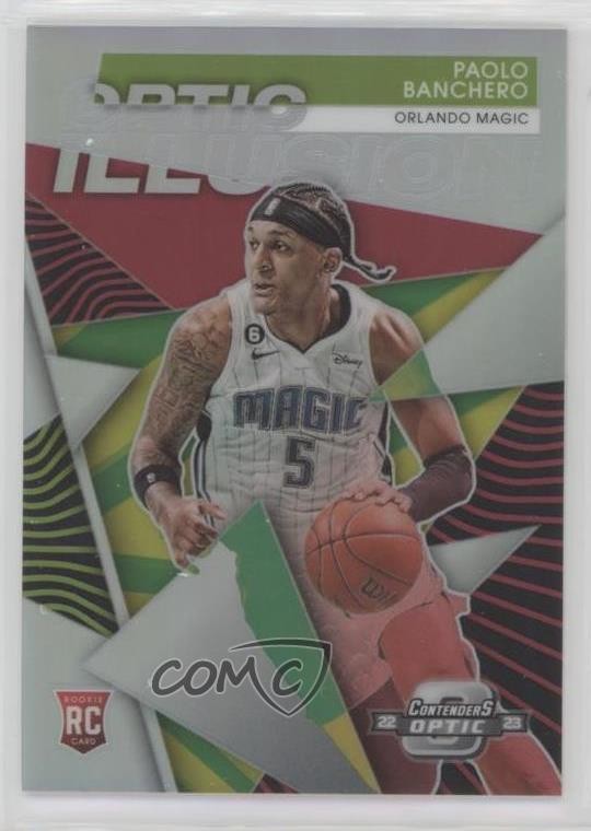 2022-23 Panini Contenders Optic Illusion Paolo Banchero #21 Rookie RC 17fe
