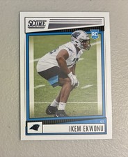 2022 Panini Score Ikem Ekwonu Rookie Football Card #322. rookie card picture