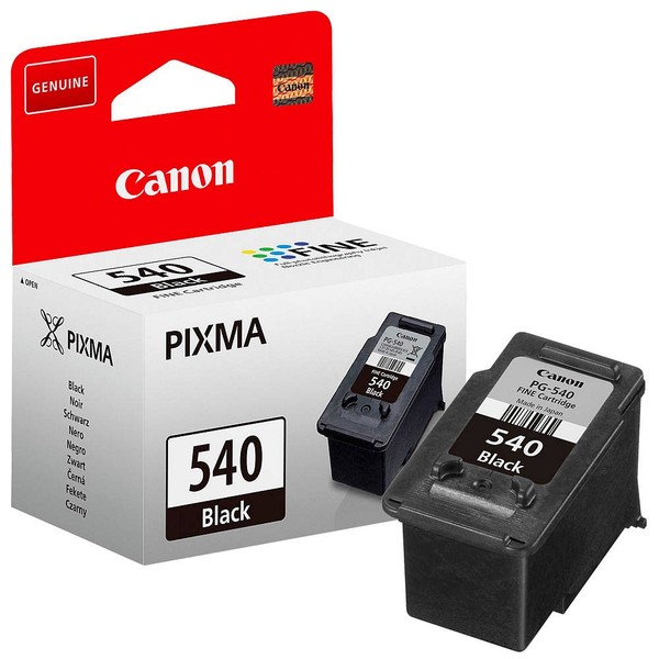 Original Tintenpatrone Canon PG-540 Schwarz Black Pg 540 5225B001 8Ml-image