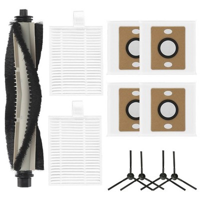 For ILIFE A30 Pro Robot Vacuum Mop Maintenance Kit 1 Main Brush 2 Filter 4 Bag