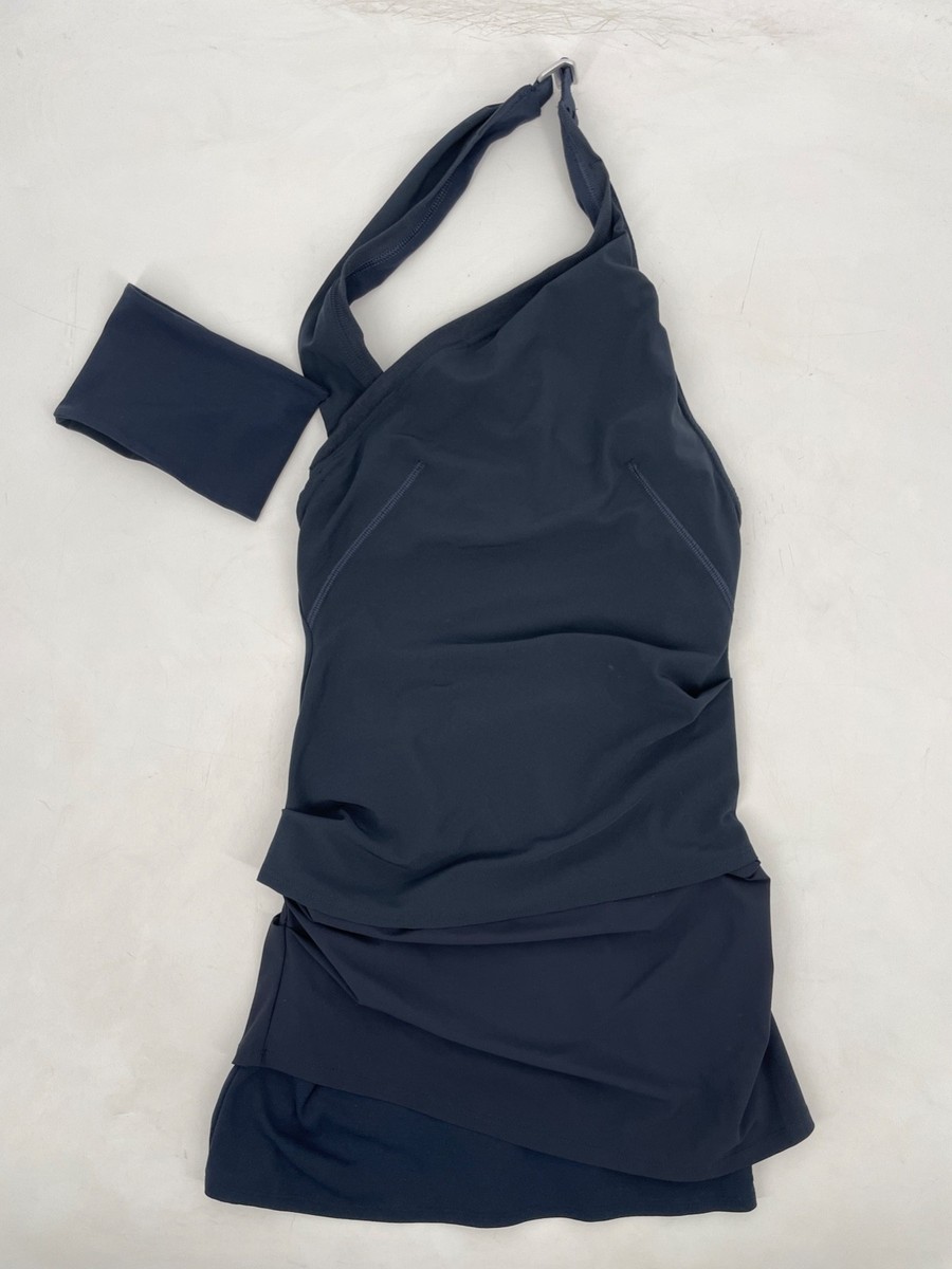 NIKE X JACQUEMUS womens size XS Layered Dress navy Streetwear