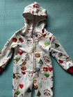 Lola & the Boys Sz 2 Christmas Hooded Pajama One Piece Long Sleeves — photo 3
