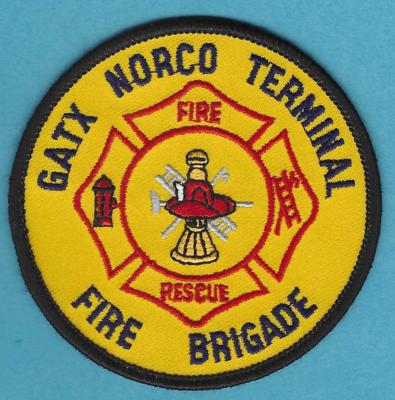 GATX NORCO TERMINAL LOUISIANA FIRE RESCUE PATCH