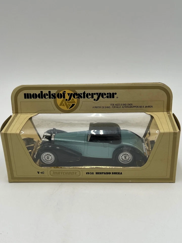 Matchbox Models of Yesteryear Y-17 1938 Hispano Suiza Convertible Lesney w/ Box - Image 3 of 4