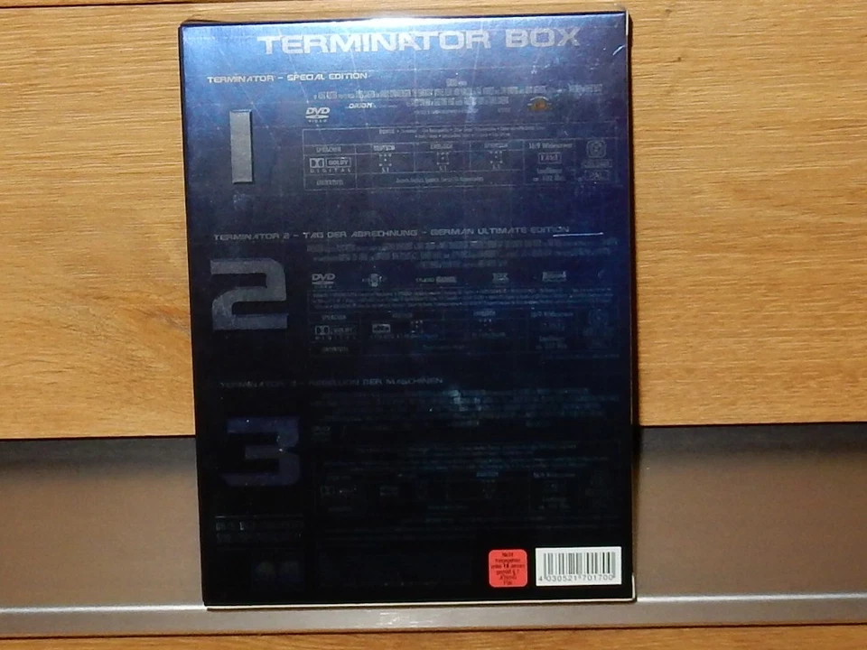 Terminator Box - Special Edition - Terminator 1 bis 3 DVD/BOX wie neu - Bild 2 von 2