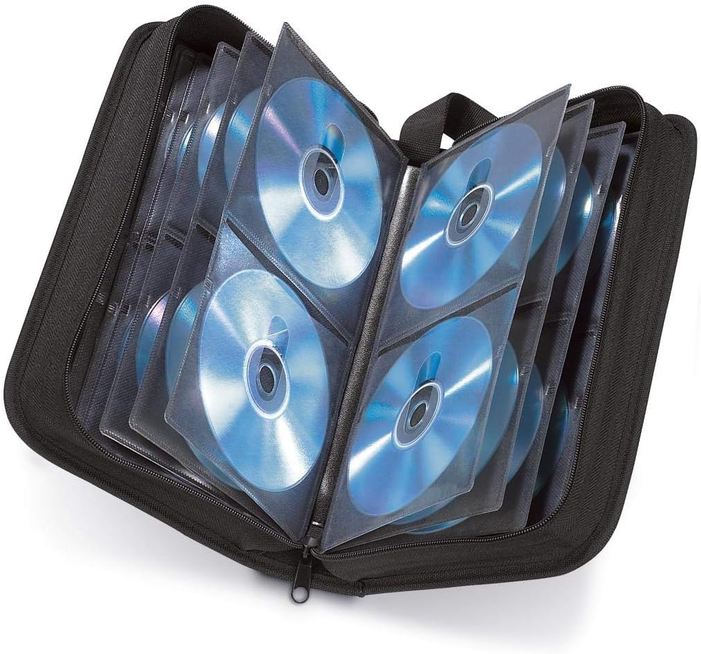 Hama CD Wallet | Cd/Dvd/Blu-Ray | Folder for Storage, Space-Saving for the Offic