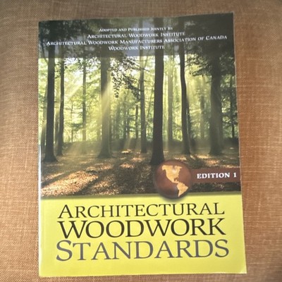 AWS Architectural Woodwork Standards Edition 1 PB Manual Illustrated EXC COND
