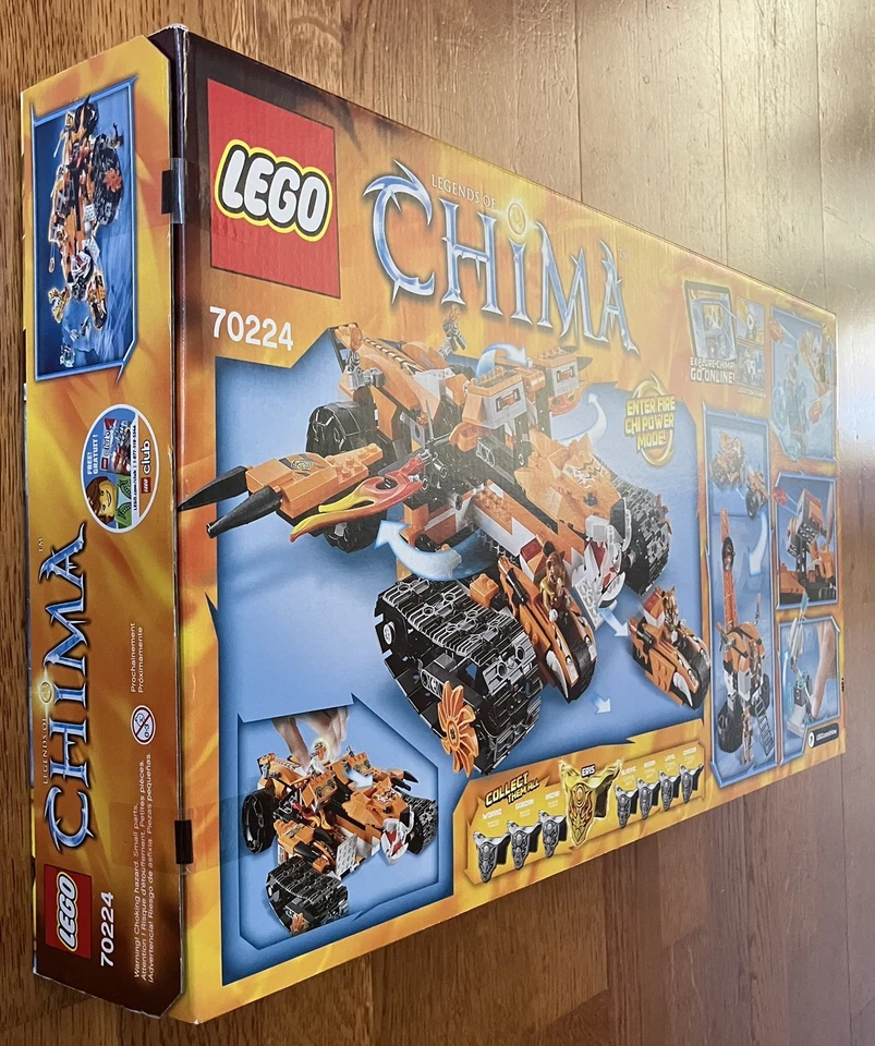 LEGO LEGENDS OF CHIMA: Tiger's Mobile Command (70224) - New in Sealed Box - Image 3 of 4