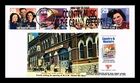 US COVER COUNTRY LEGENDS OF MUSIC FDC STRIP OF 4 GRAND OLE OPRY HOUSE GG CACHET
