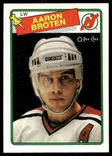 1988-89 O-Pee-Chee Aaron Broten #138 VIEW SCAN