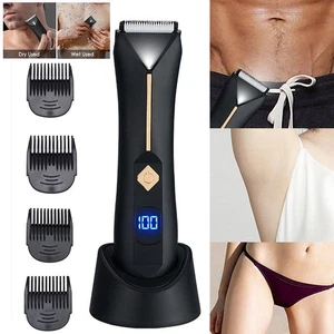 Electric Men Manscaping Pubic Body Hair Trimmer Groin Ball Shaver Waterproof UK