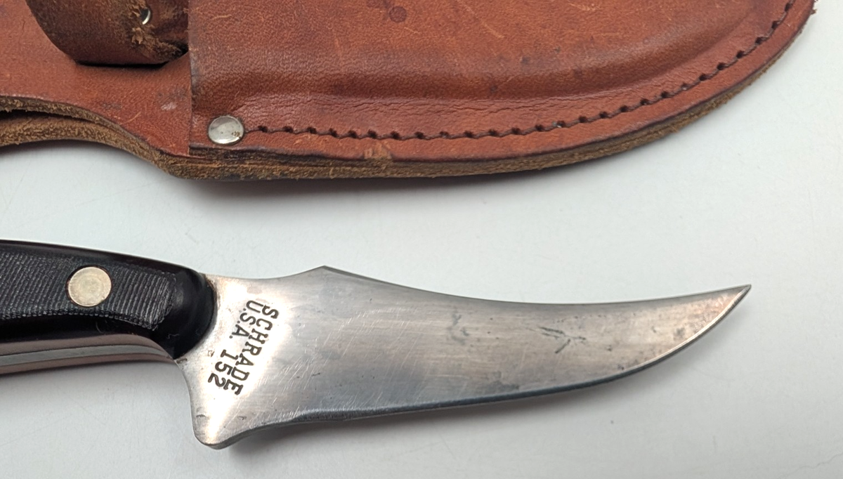 Vintage Schrade 152 USA Old Timer Fixed Blade & Sheath | eBay