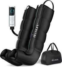 Leg Compression Massager for Circulation and Pain Relief, Full Leg 5-Zone Compre