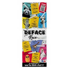 TOMY Games T73419 Deface Race, Family Card for 4 or More Players, Board Game For
