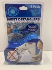 4 Pack HomeWell Washer & Dryer Laundry Sheet Detangler
