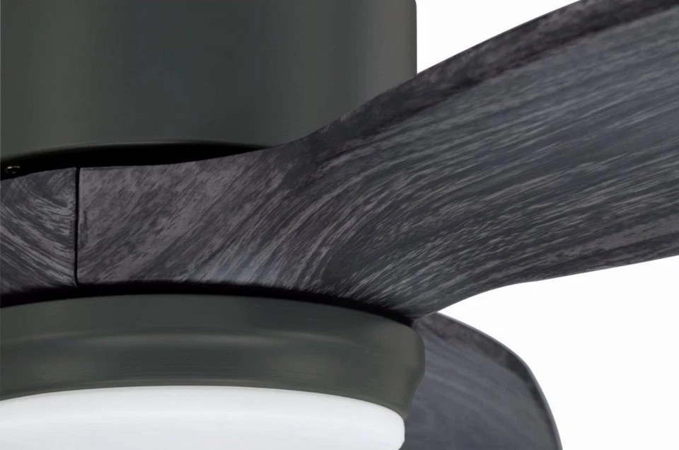 NIB! Craftmade Mobi 60" Outdoor Ceiling Fan w/ LED Lights, Aged Galvanized Gray - Image 2 of 4