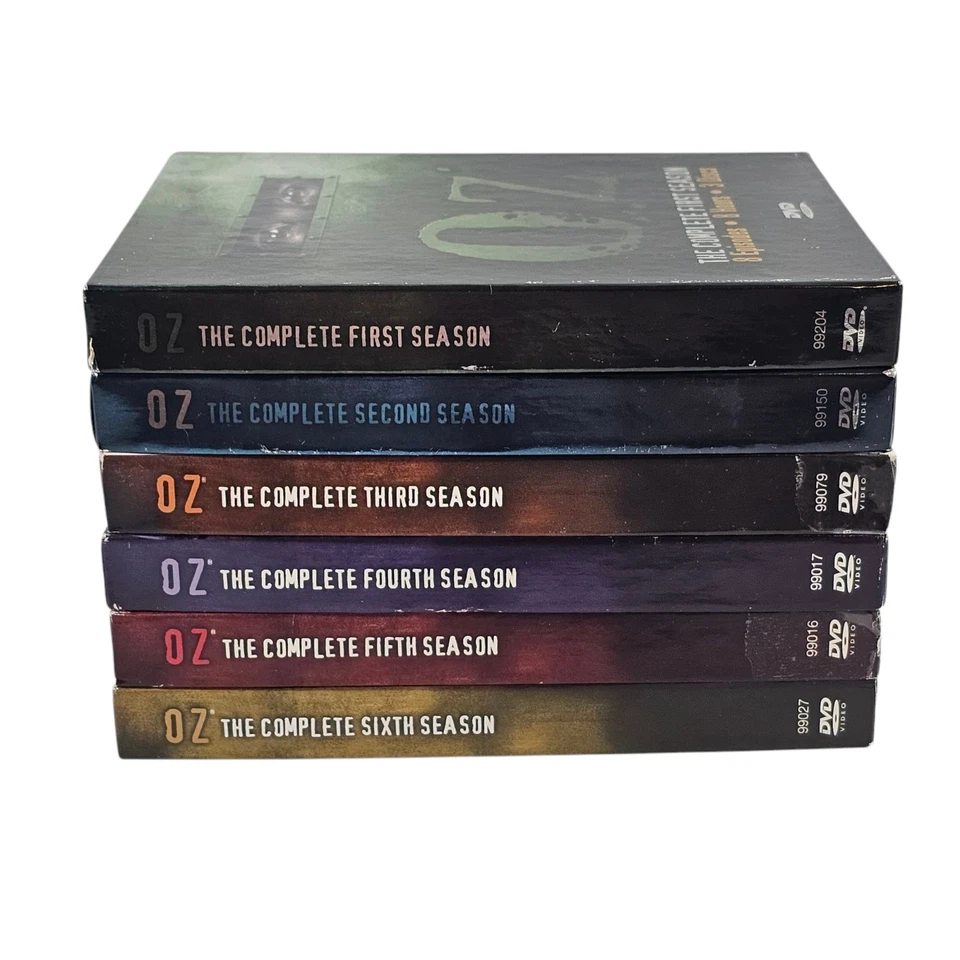 OZ The Complete Tv Series Seasons 1-6 DVD 1 2 3 4 5 6 MA15+ Region 1 HBO - Image 3 of 4