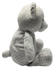 Manhattan Toy Teddy Bear White Gray Polka Dots Plush Lovey Toy 13" 2016 — photo 4