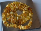 RARE! Natural Vintage Amber Beads Antique Baltic Old Necklace 19,56  gr