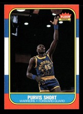 1986 FLEER #100 PURVIS SHORT WARRIORS