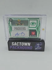 2022 Limited Aaron Rodgers Team Trademarks Patch Auto 1/2