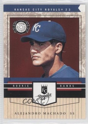 2003 Fleer Patchworks Ranks Star Rubies 65/100 Alejandro Machado Rookie RC 0b0