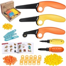 ZLemma Cardboard Construction Kit 401 PCS Kids Building Set with Safe Serrat...