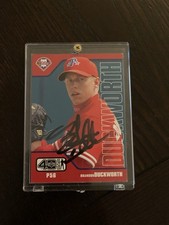 Philadelphia Phillies Brandon Duckworth 2002 Upper Deck Signed Trading Card