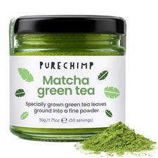 Ceremonial Grade Matcha Powder 50g. 100% Pure Green Tea. Shade-Grown