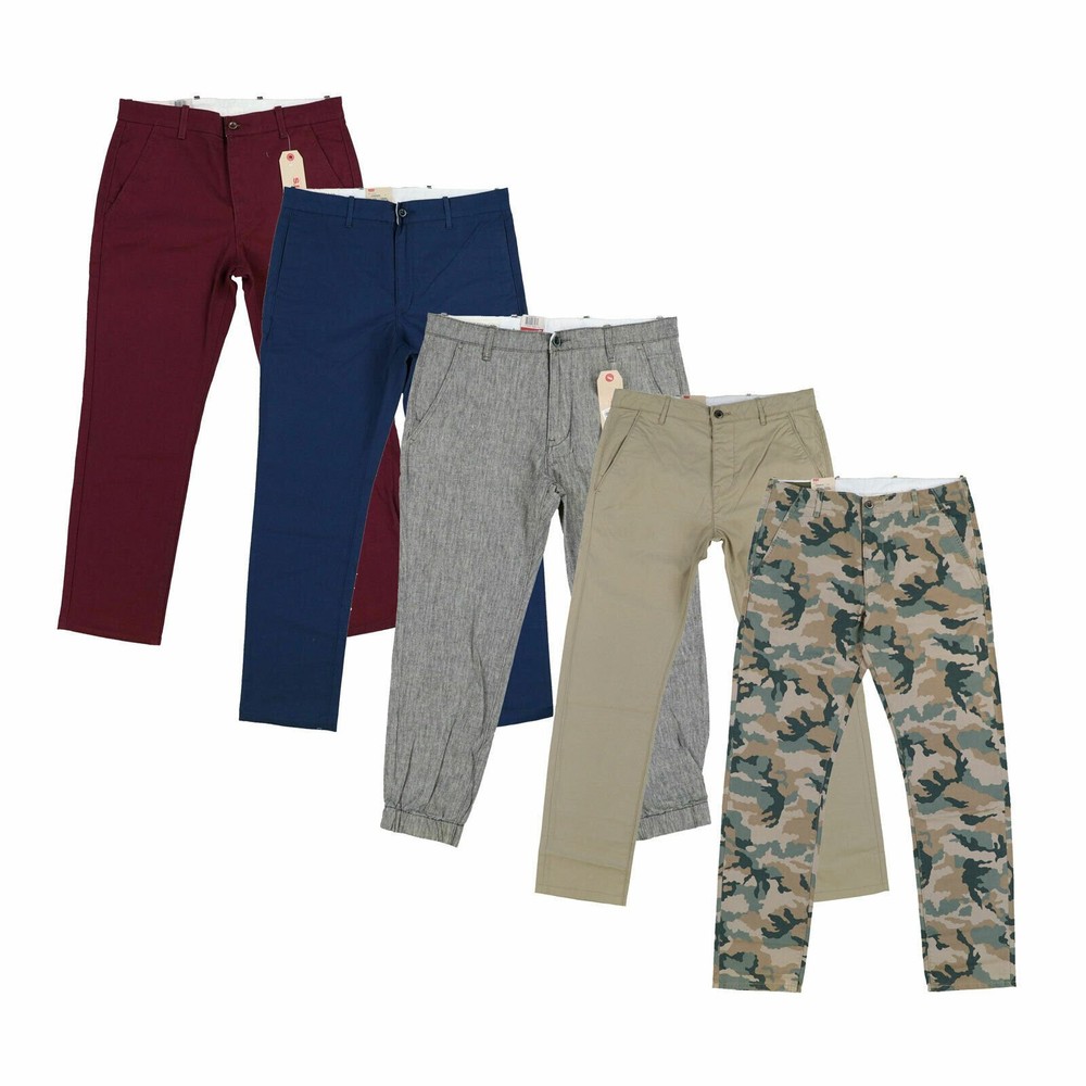 Levis Mens Flat Front Chino Pants for Business Casual Work in Twill