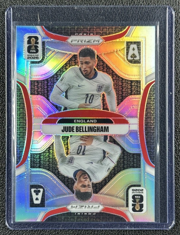 JUDE BELLINGHAM 2026 PANINI PRIZM WORLD CUP #23 ACES SILVER ENGLAND
