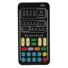 Voice Changer Sound Card Portable Device 8 Live Modes 8 Voice Change Modes