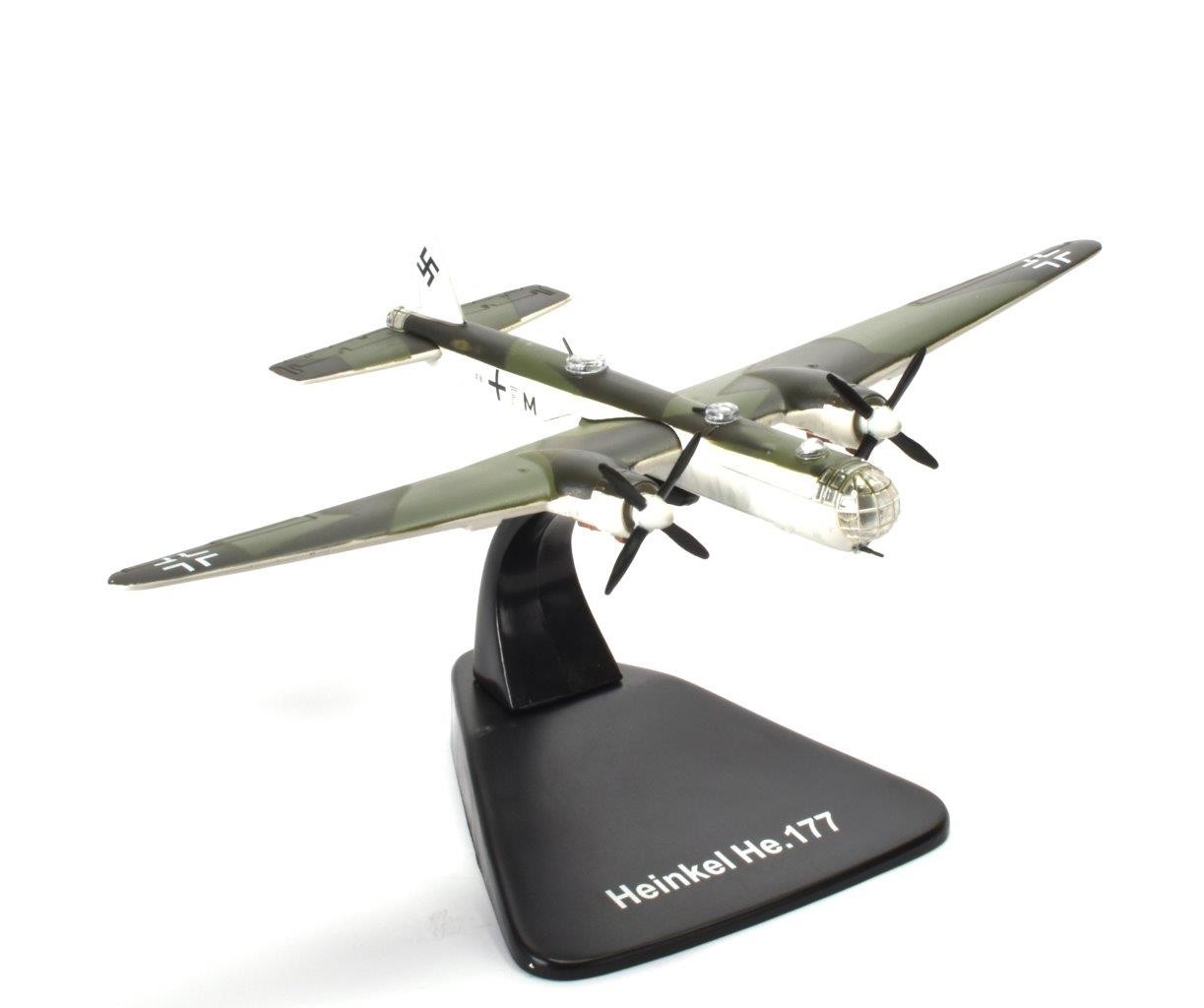 Heinkel He 177 Bombardier 1:144 de Collection Atlas en Métal Finition WW2