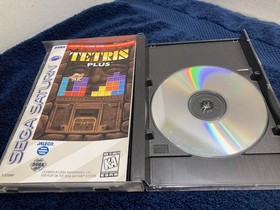 Tetris Plus (Sega Saturn, 1996) Disc Case And Manual CIB