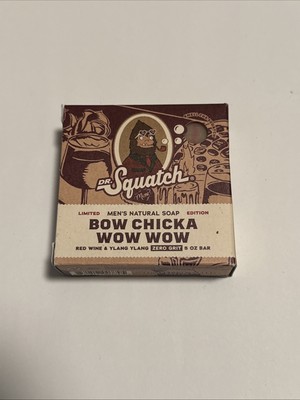 Dr. Squatch Bow Chicka WoW WoW Natural Soap - LIMITED EDITION SALE! 1 Bar 5oz
