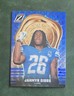 2023 MOSAIC Jahmyr Gibbs ( DETROIT LIONS ) BLUE REFRACTOR ZEAL OF APPROVAL