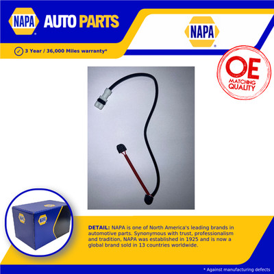 Brake Pad Wear Indicator Sensor Rear NWL5367 NAPA Warning Contact Wire Quality