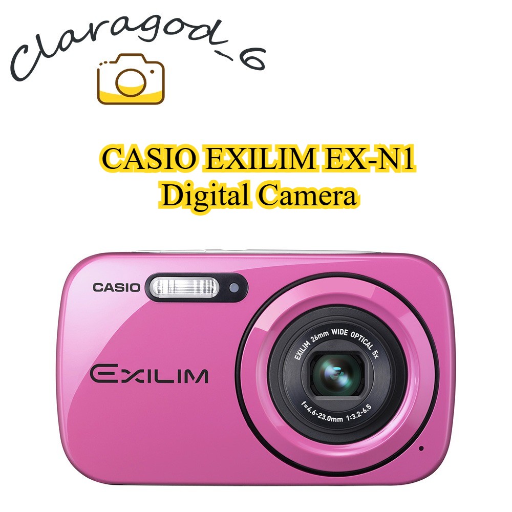 CASIO EXILIM EX-N1 Digital Camera 16.1 MP 5x Optical Zoom English