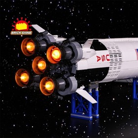 Brick Shine- Light Kit for LEGO The Apollo Saturn V 21309