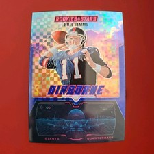 2025 Panini Rookies & Stars Phil Simms Airborne Blue Plaid Prizm New York Giants