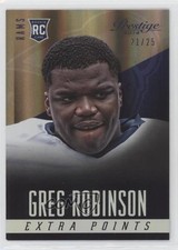 2014 Panini Prestige Rookie Extra Points Holo Silver 21/25 Greg Robinson 0v0