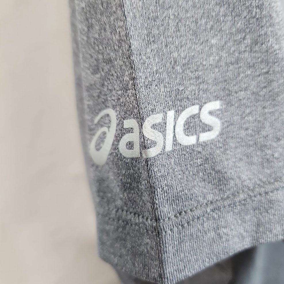 ASICS Tcs New York City Marathon Mens Gray Short Sleeve Shirt - Size Small thumbnail 4