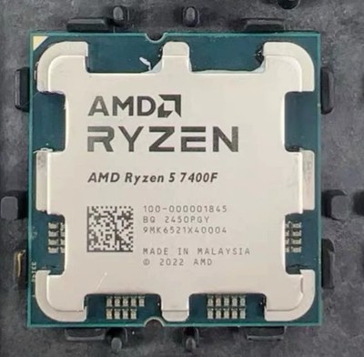 AMD Ryzen 5 7400F 6-core 12-thread socket AM5 CPU processor R5 7400F