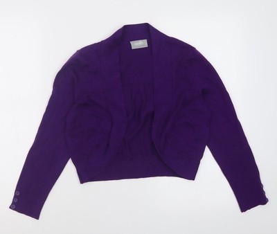 Strickjacke Pullover Damen UK Größe S Wallis Lila