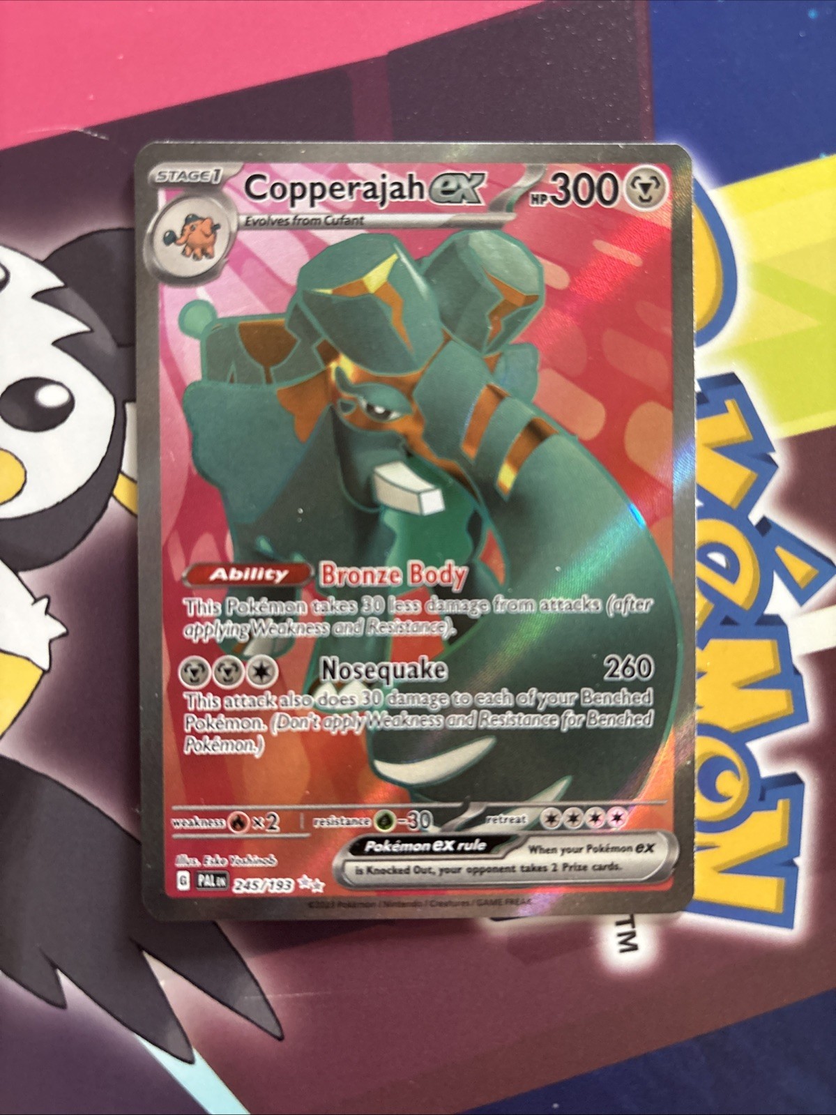 Copperajah ex 245/193 Sv02: Paldea Evolved Holo