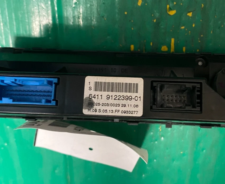 BMW 550i 2006-2007 calefacción climatización 6411 9122399-01 Foto 3 de 4