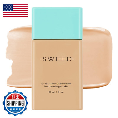 Sweed - Glass Skin Foundation Long-Lasting Fluid Formula Hydrate Moisturize
