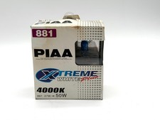 Piaa Powersports 881 Xtreme White Plus 4000k 881 27w-50w 12 Qty 2 Bulbs Piaa Powersports 881 Xtreme White Plus 4000k 881 27w-50w 12 Qty 2 Bulbs